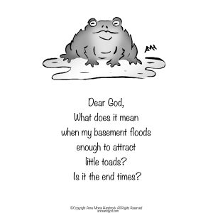 Toad Anne and God poetry